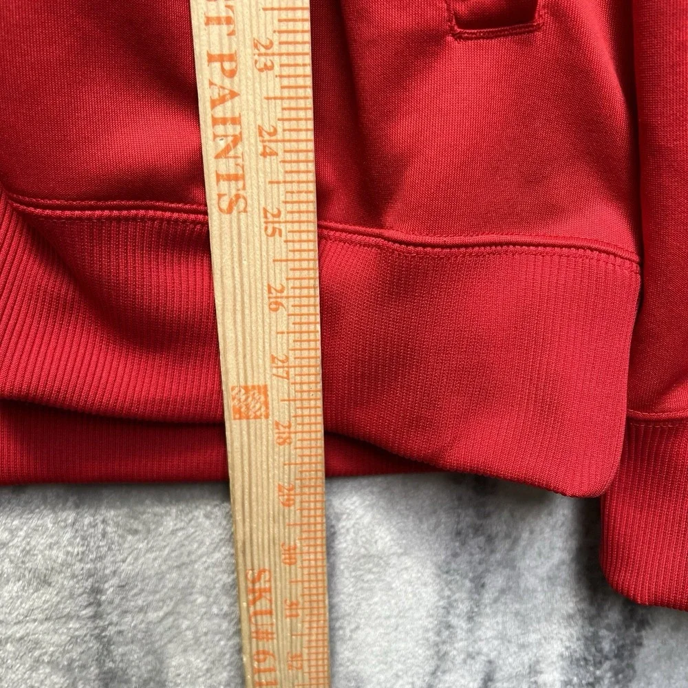 Nike The Athletic Dept Vintage Red/White Chevron Track Jacket Full‎ Zip Sz XL